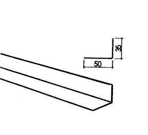 Profile gips carton - Profil cornier zincat cu aripi inegale Knauf 4m
